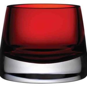 Подсвечник для чайной свечи Nude Glass Радость 8 см красный 2
