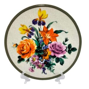 Тарелка настенная Thun Букет цветов 27 см russki dom