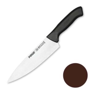 Нож поварской Pirge 19 см коричневая ручка russki dom