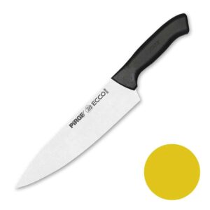 Нож поварской Pirge 21 см желтая ручка russki dom
