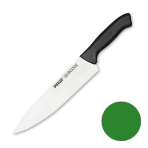 Нож поварской Pirge 23 см зеленая ручка russki dom