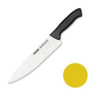 Нож поварской Pirge 23 см желтая ручка russki dom